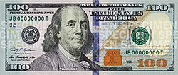 США: новая 100-долларовая банкнота